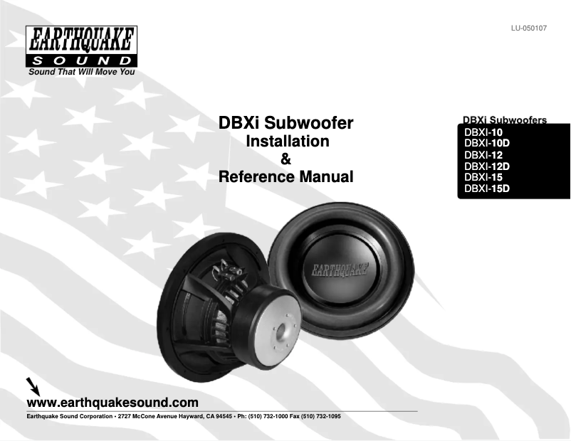 Image de la première page du manuel de l'appareil DBXi-10