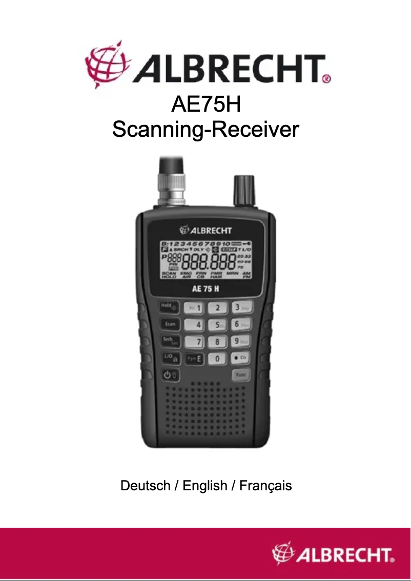 Página 1 del manual Manual de usuario Albrecht 27075