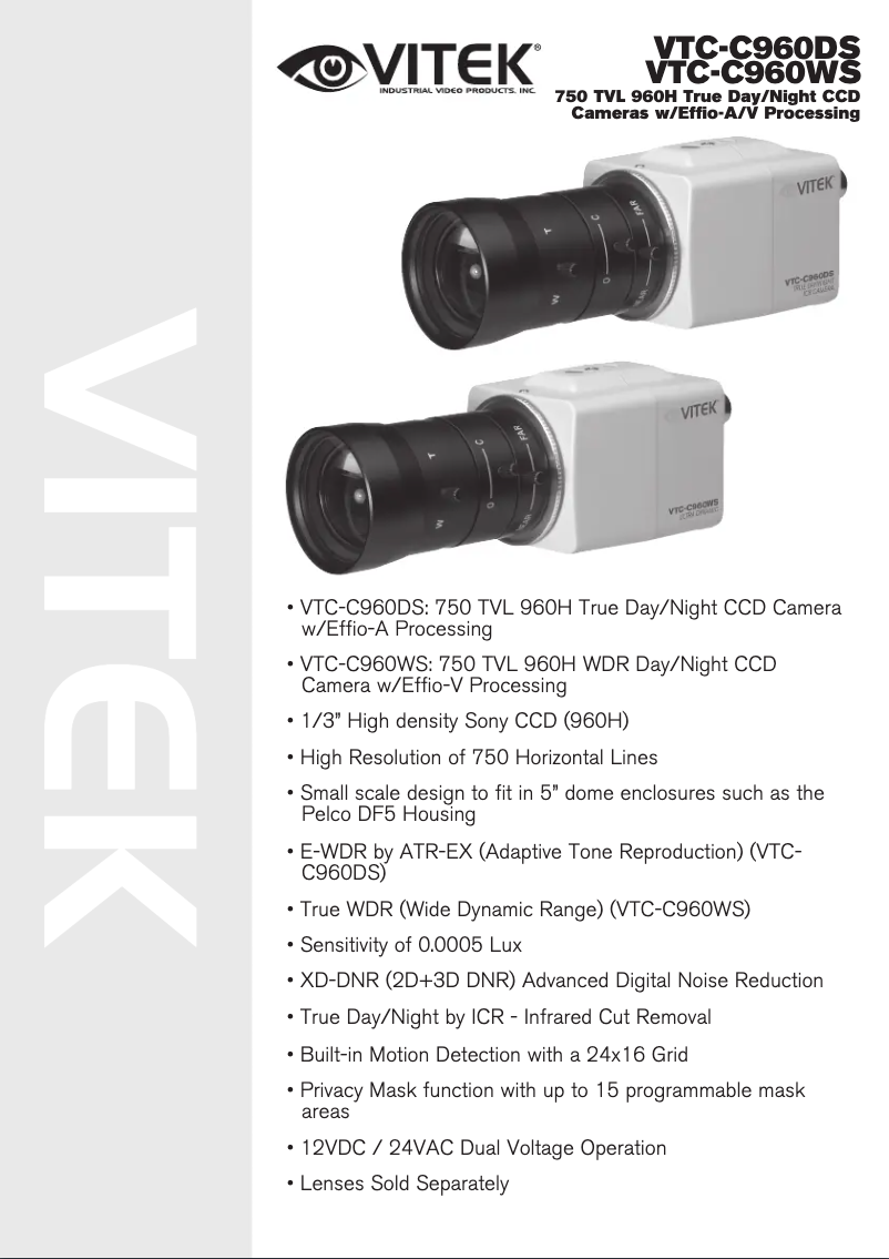 Page 1 de la notice Manuel utilisateur Vitek VTC-C960DS