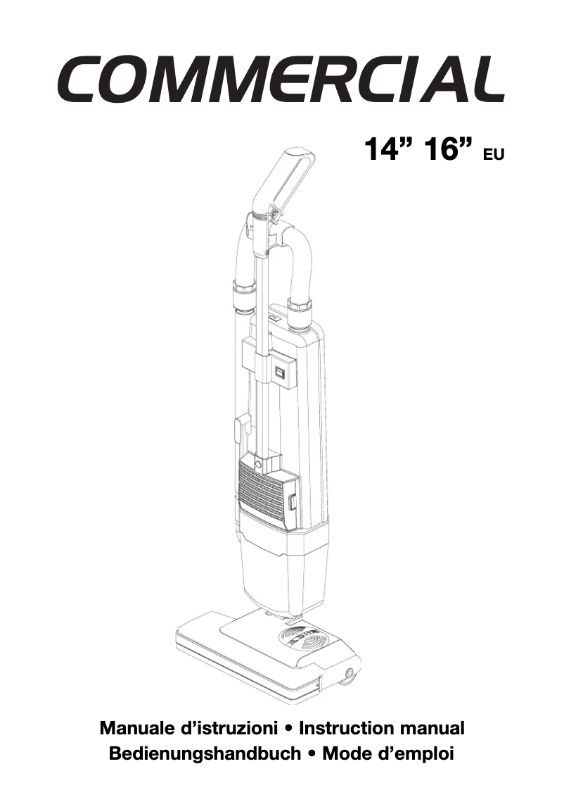 Image de la première page du manuel de l'appareil Commercial 16