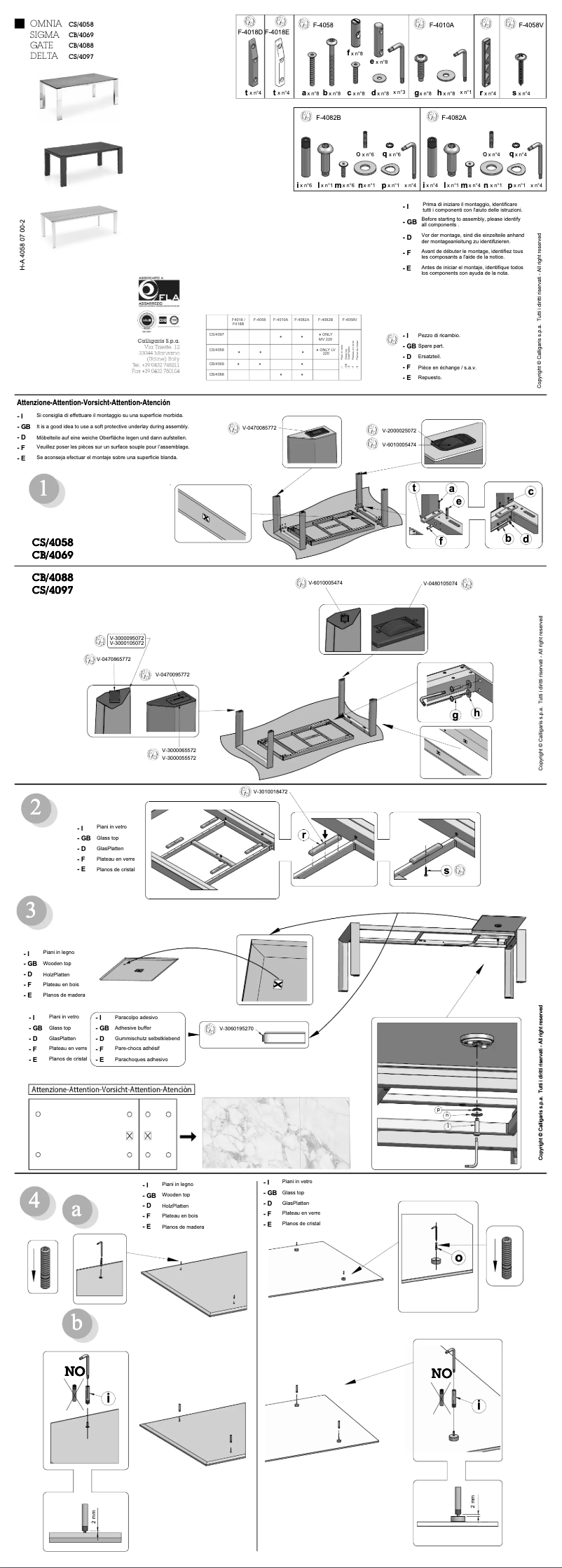 Image de la première page du manuel de l'appareil Delta