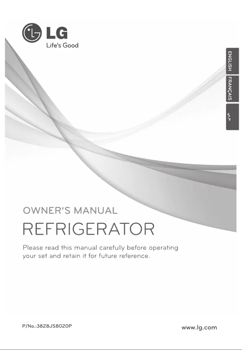 Page 1 de la notice Manuel utilisateur LG GC-051SA