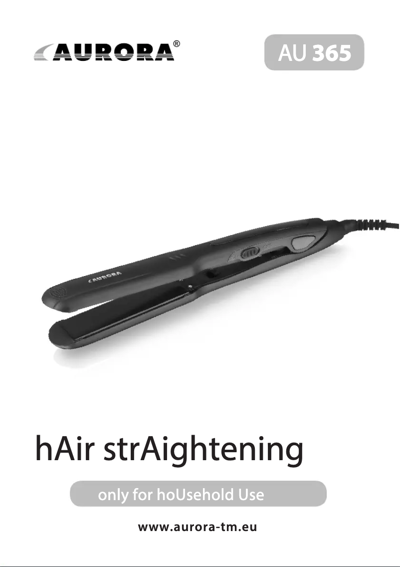 Imagen de la primera página del manual del dispositivo AU 365