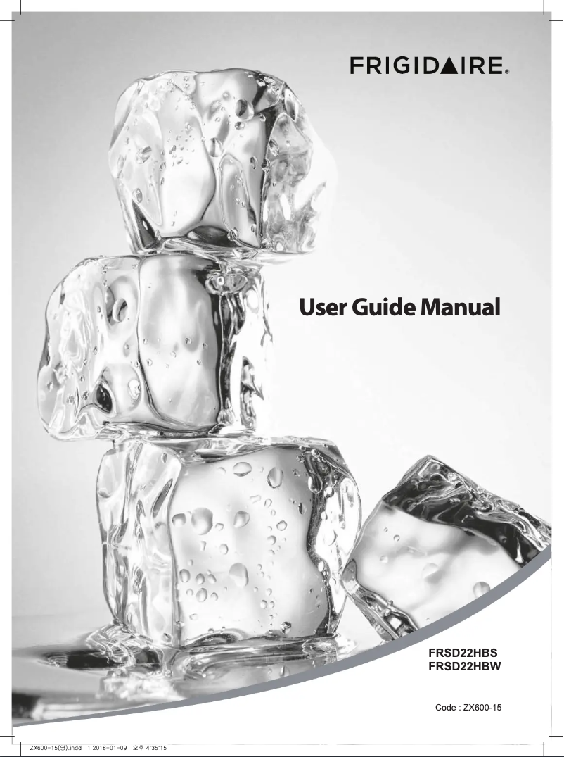 Page 1 de la notice Manuel utilisateur Daewoo FRN-Z53NQS