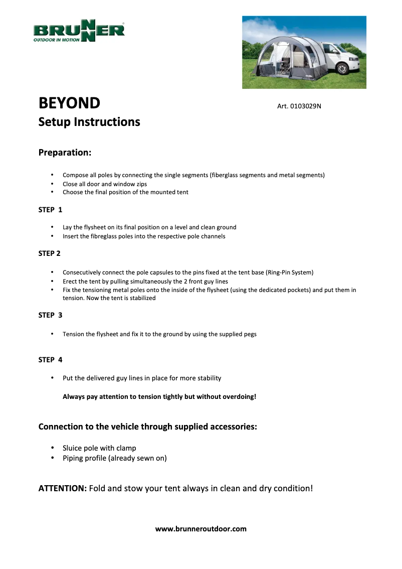 Image de la première page du manuel de l'appareil Beyond