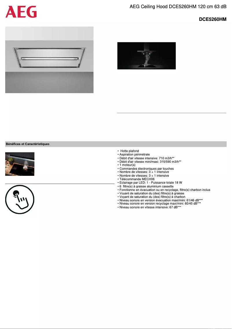 Imagen de la primera página del manual del dispositivo DCE5260HM