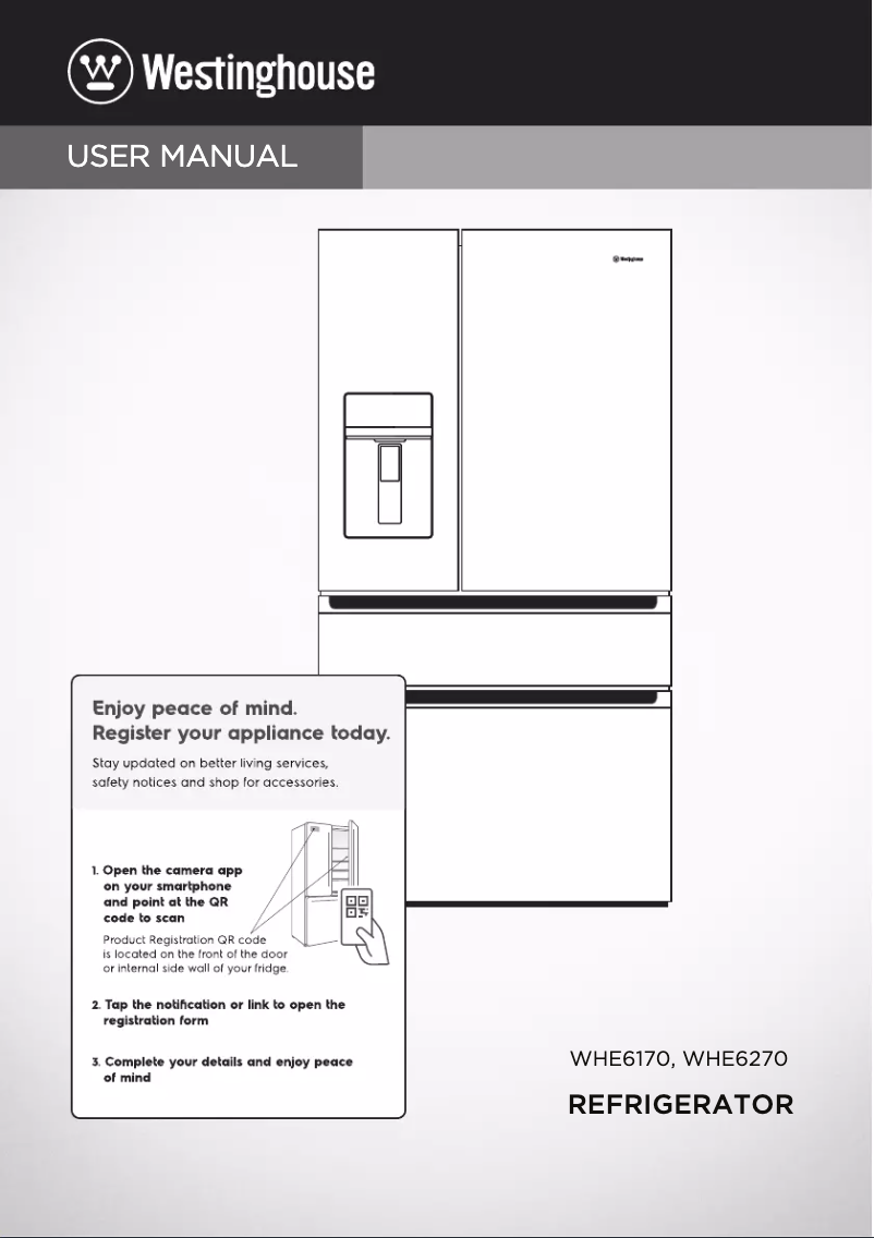 Image de la première page du manuel de l'appareil WHE6270SB