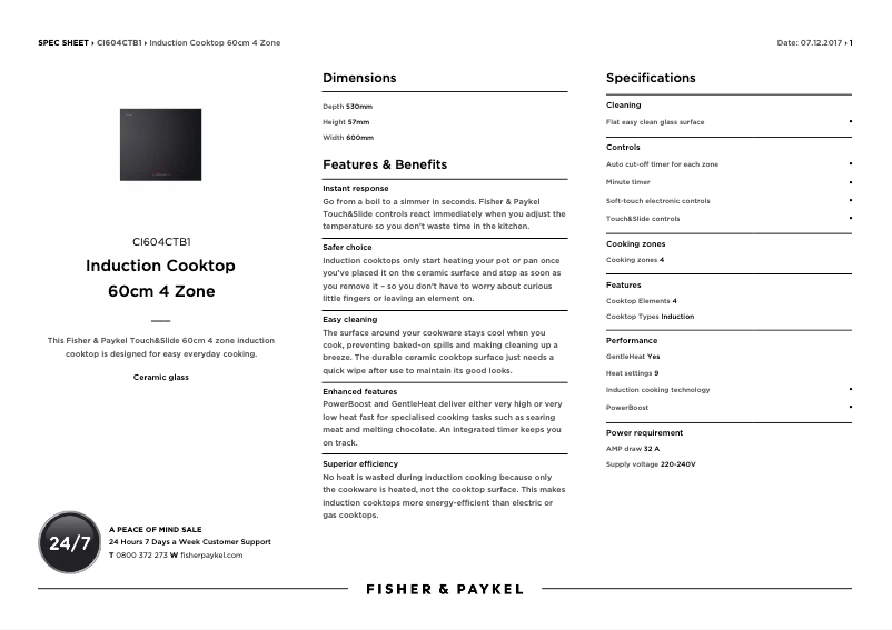 Image de la première page du manuel de l'appareil CI604CTB1