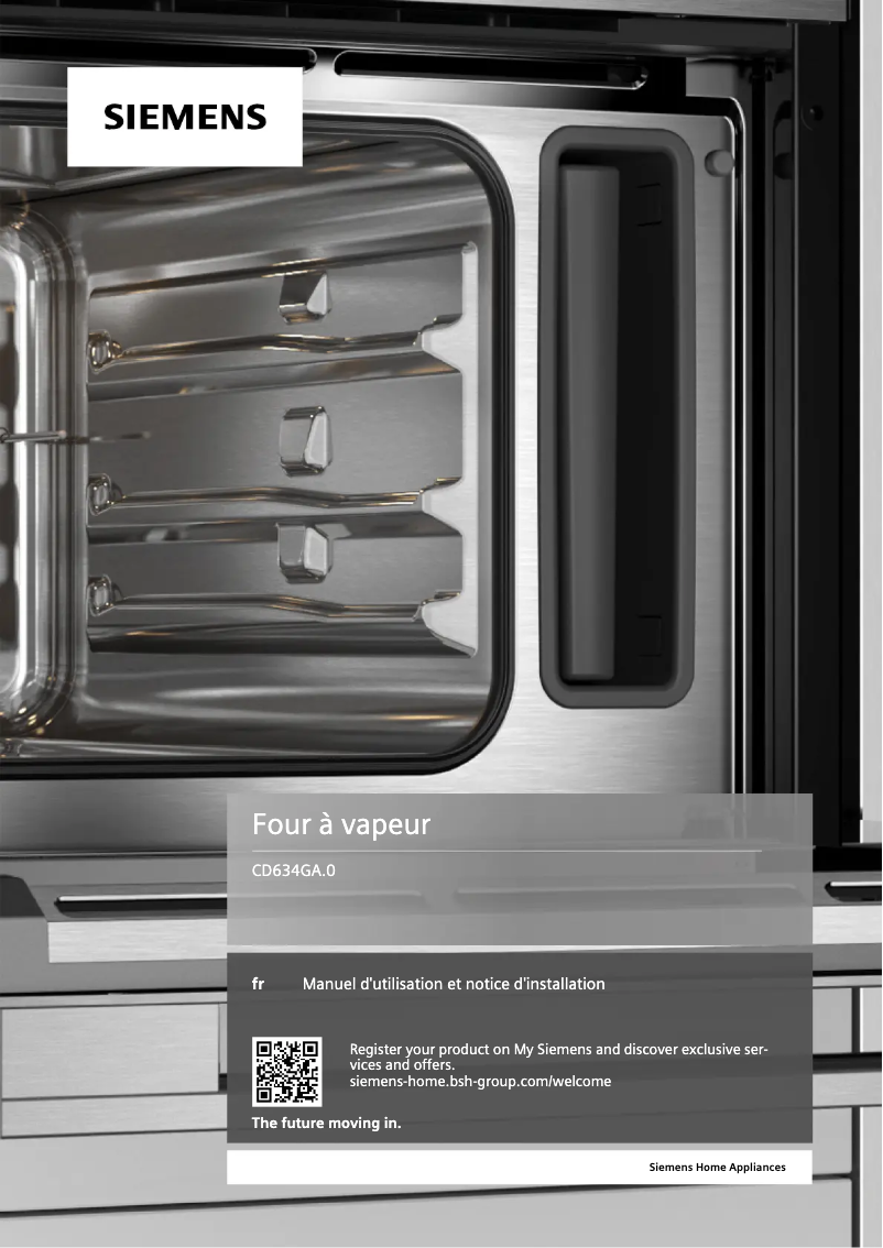 Image de la première page du manuel de l'appareil CD634GAS0