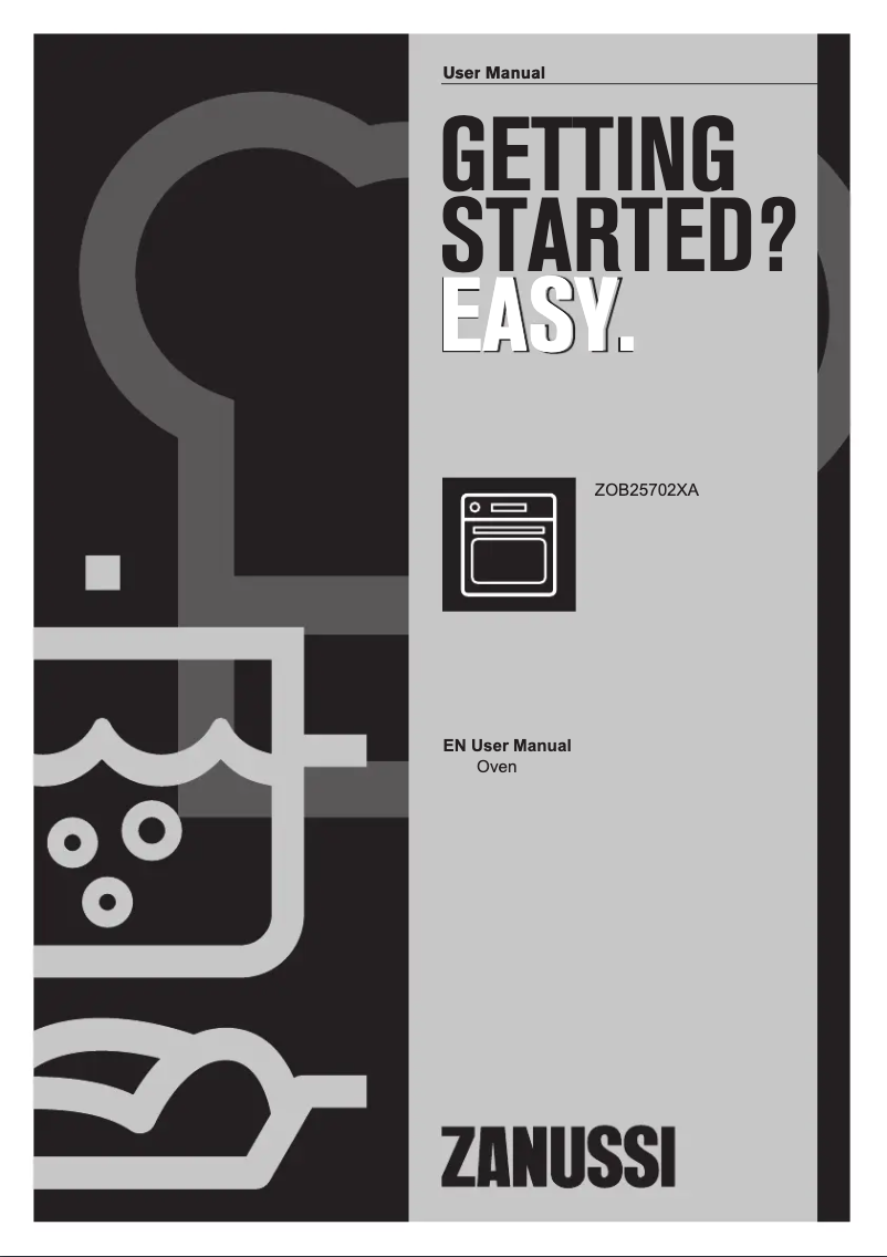 Page n°1 - Manuel utilisateur Zanussi ZOB25702XA