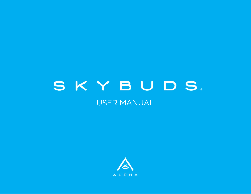 Page n°1 - Manuel utilisateur Skybuds SB100-NG