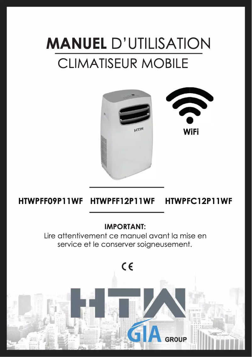 Page n°1 - Manuel utilisateur HTW PFC12P11WF