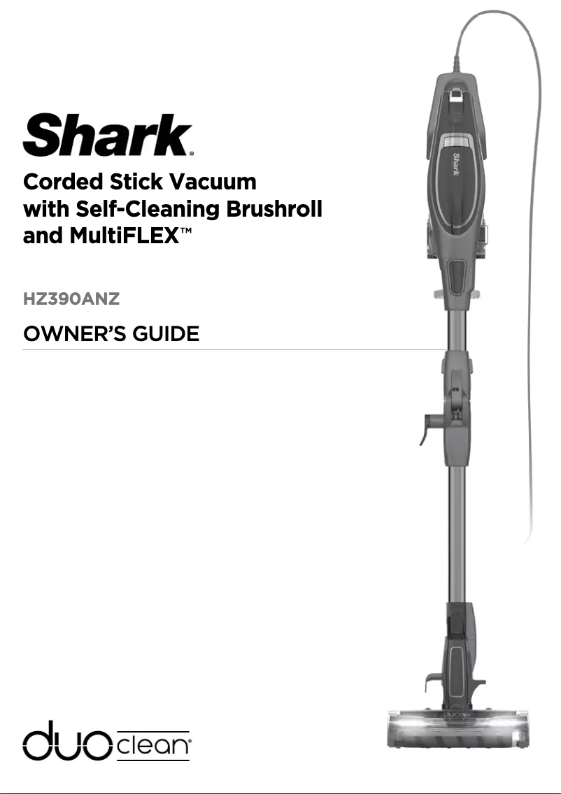 Image de la première page du manuel de l'appareil HZ390