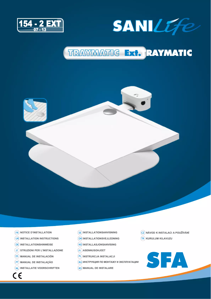 Page n°1 - Manuel utilisateur Sanibroyeur Traymatic Extern