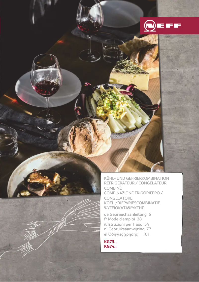 Image de la première page du manuel de l'appareil KG7493ID0