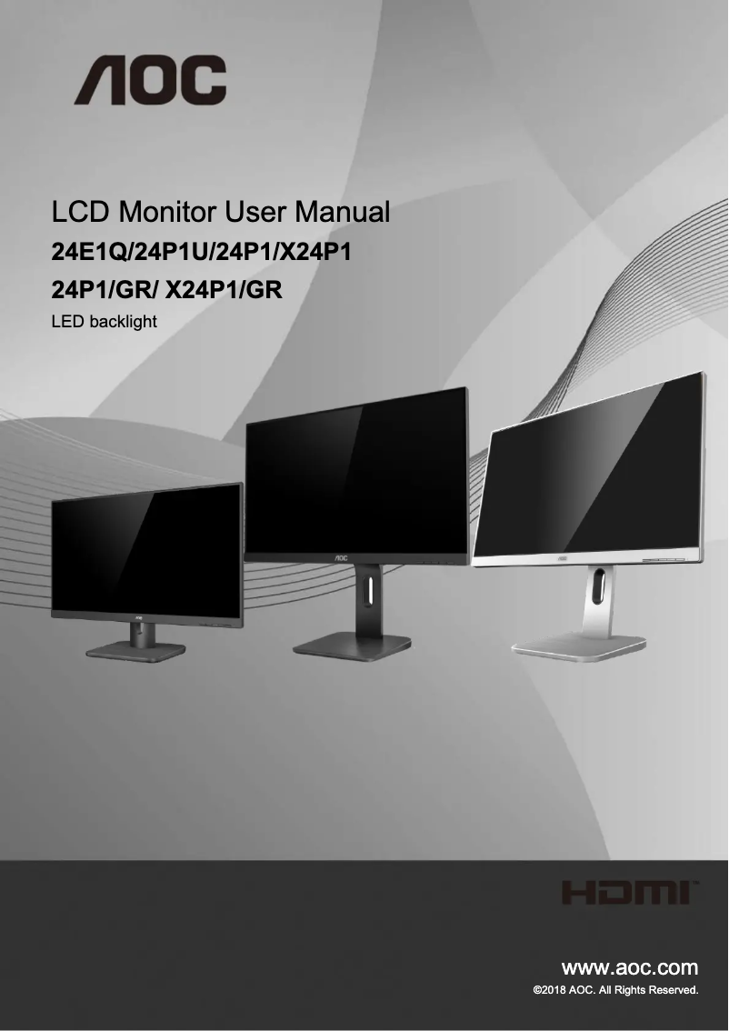 Image de la première page du manuel de l'appareil Pro-line X24P1