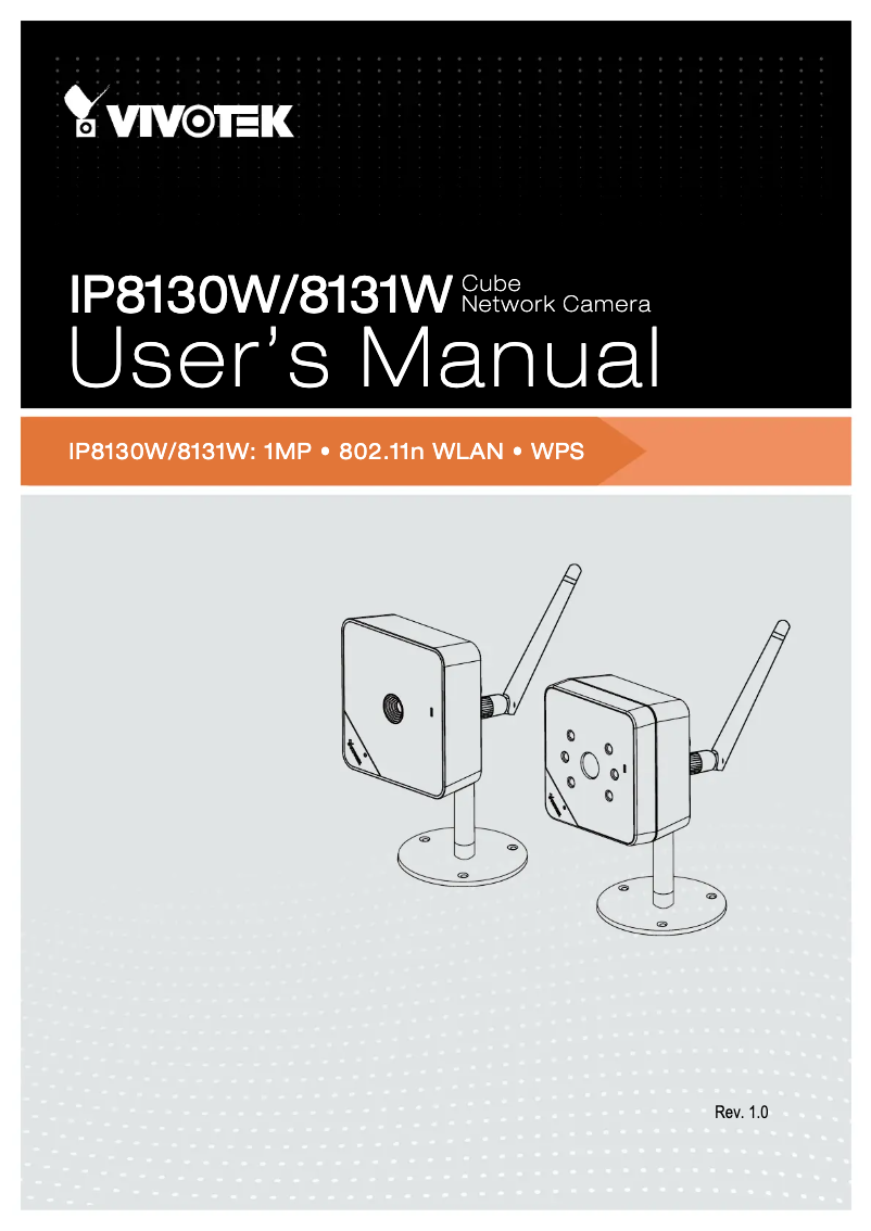 Image de la première page du manuel de l'appareil IP8130W