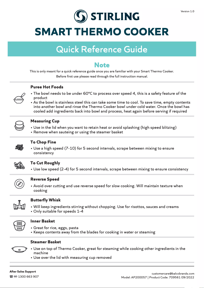 Page n°1 - Guide de démarrage rapide Stirling AP200057