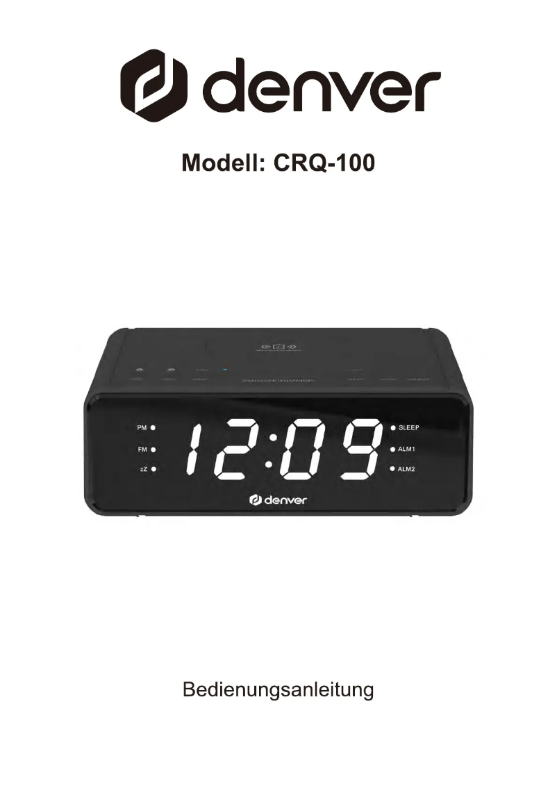Page 1 de la notice Manuel utilisateur Denver CRQ-100