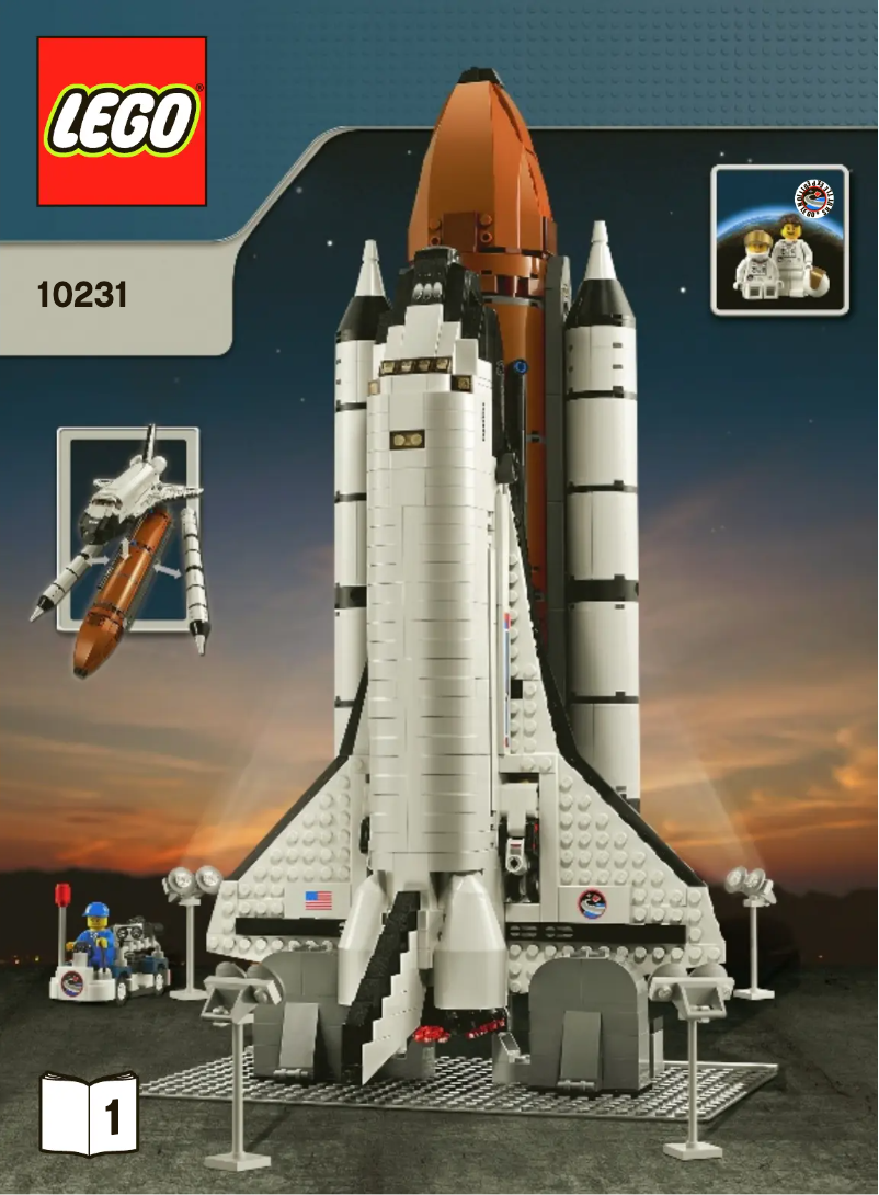 Page 1 de la notice Manuel utilisateur Lego Shuttle Expedition