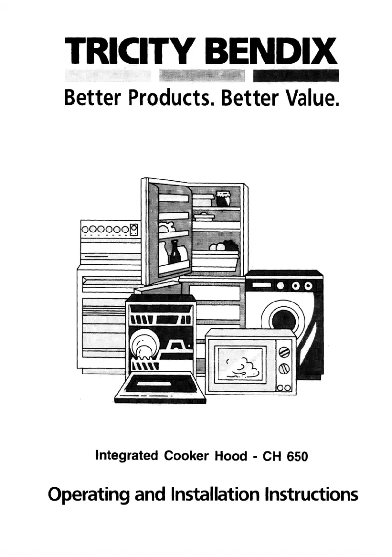 Page n°1 - Manuel utilisateur Tricity Bendix CH650B