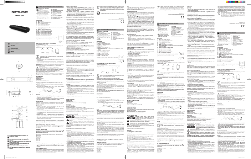 Image de la première page du manuel de l'appareil M-1580 SBT