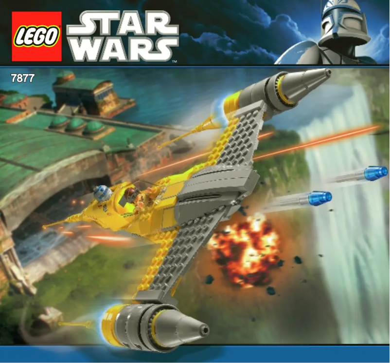 Page 1 de la notice Manuel utilisateur Lego Naboo Starfighter (TM)