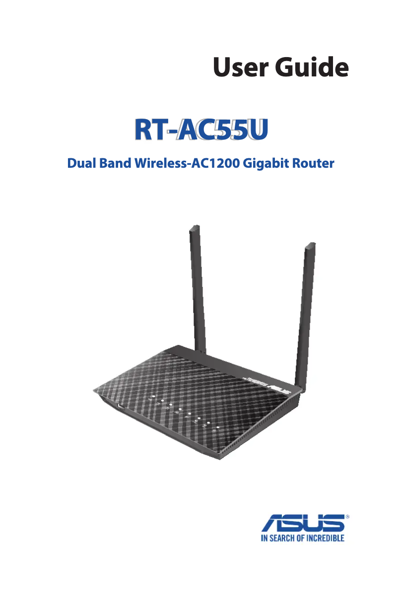 Page 1 de la notice Manuel utilisateur Asus RT-AC55U