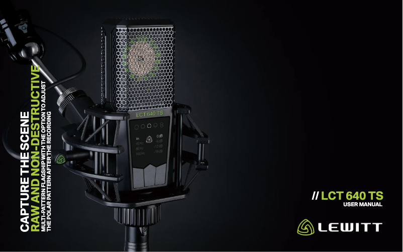 Imagen de la primera página del manual del dispositivo LCT 640 TS