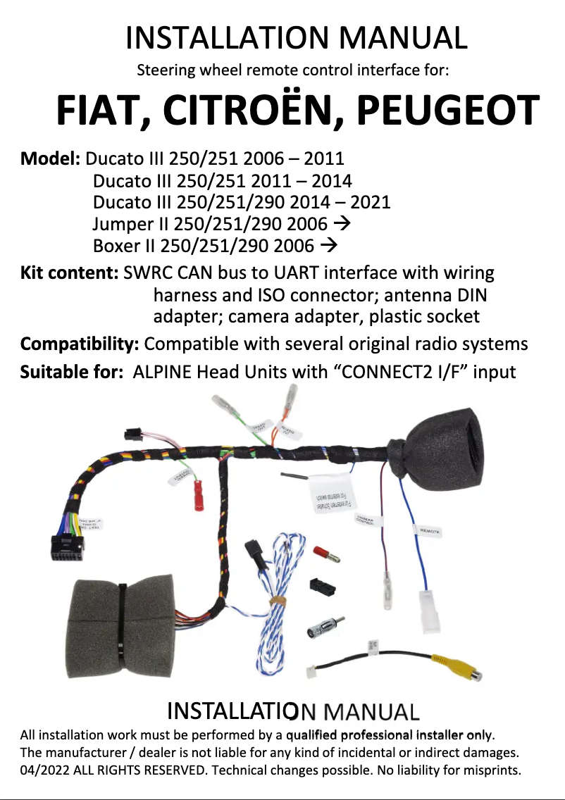 Page n°1 - Manuel utilisateur Alpine APF-X304DU