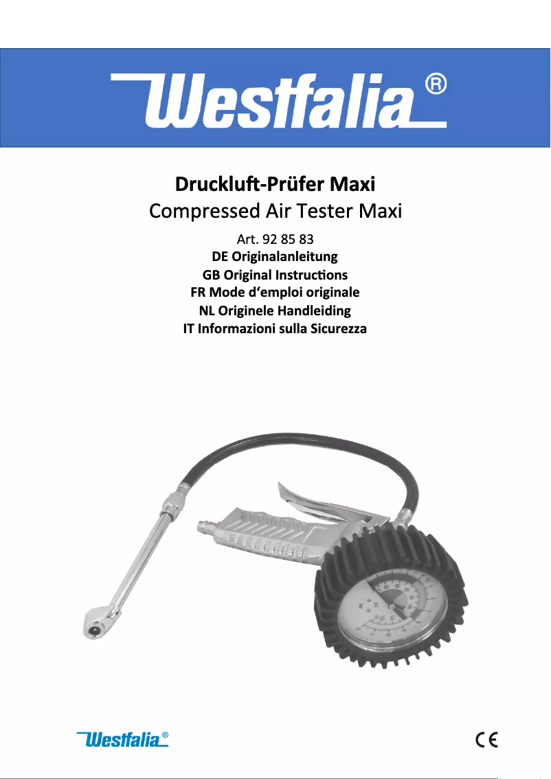 Image de la première page du manuel de l'appareil Maxi 928583