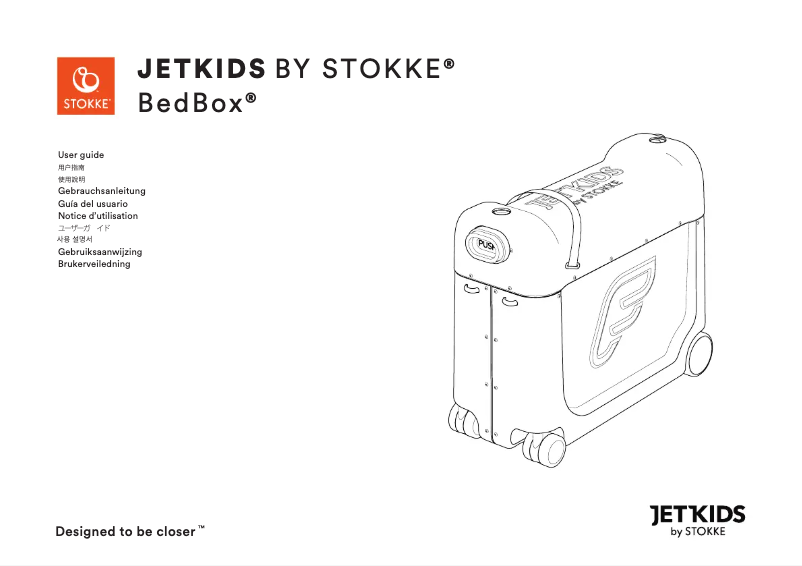 Page 1 de la notice Manuel utilisateur Stokke JetKids