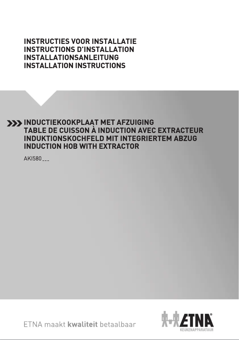 Page 1 de la notice Guide d'installation Etna HF2026