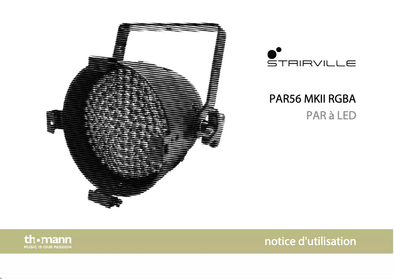 Imagen de la primera página del manual del dispositivo PAR56 MKII RGBA