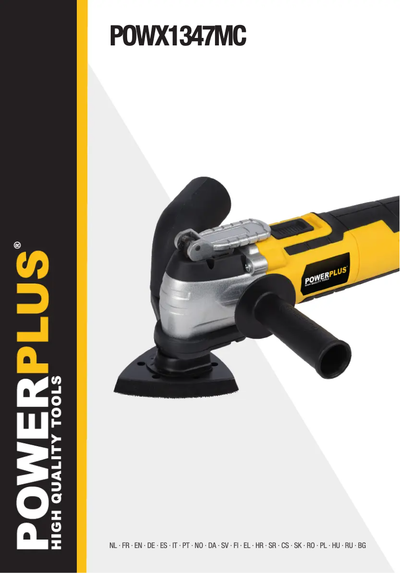 Page n°1 - Manuel utilisateur PowerPlus POWX1347MC