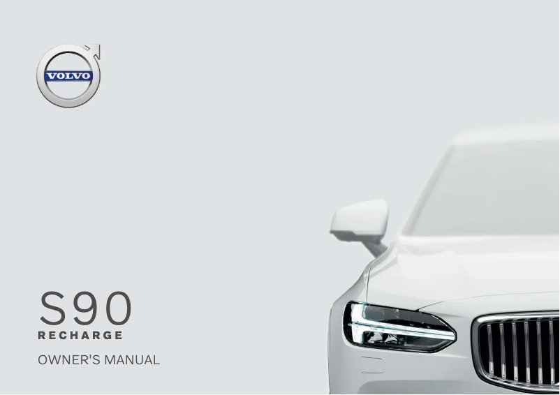 Page 1 de la notice Manuel utilisateur Volvo S90 (2023)