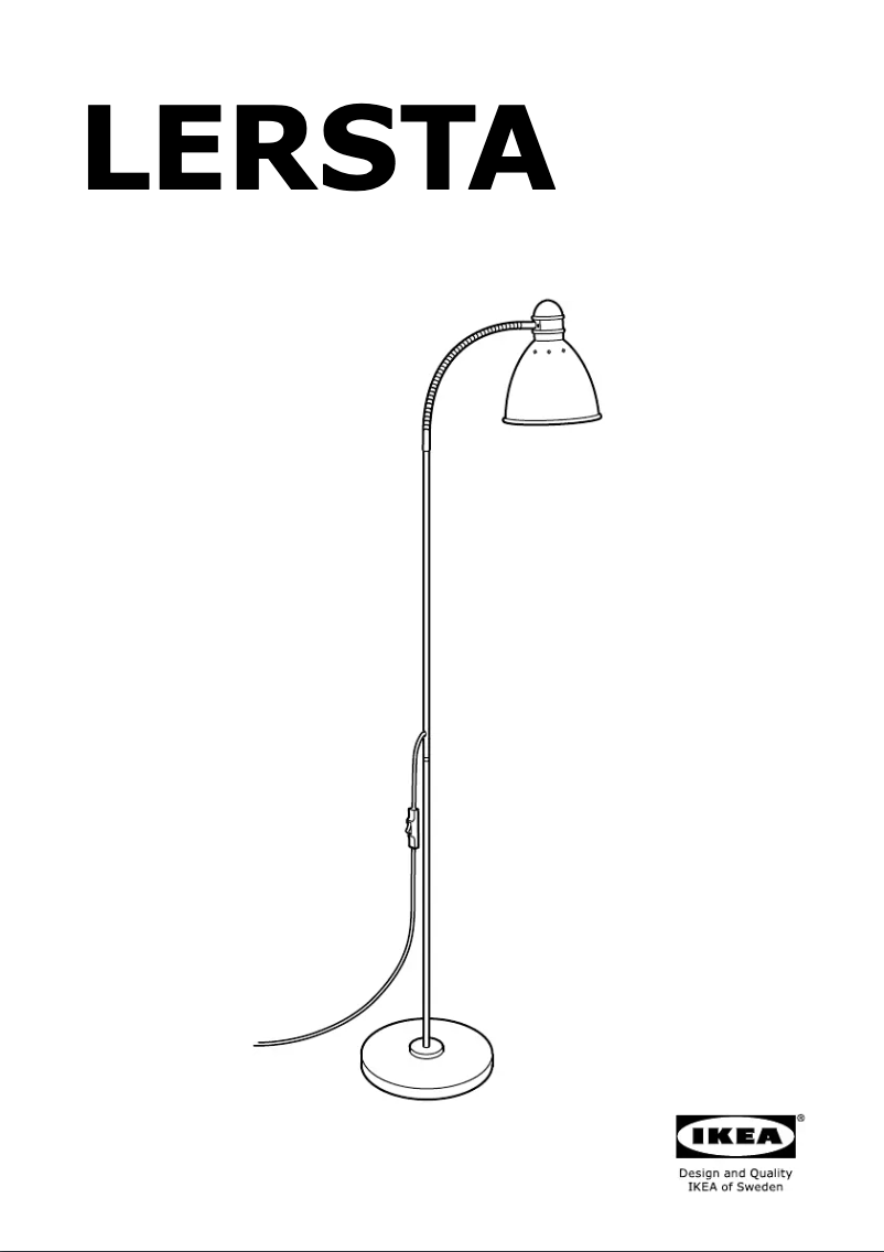 Image de la première page du manuel de l'appareil LERSTA