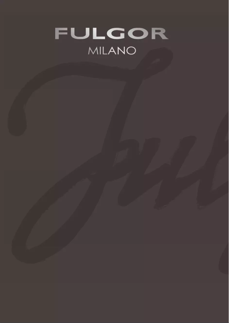 Page n°1 - Manuel utilisateur Fulgor Milano FBCD 362 NF ED
