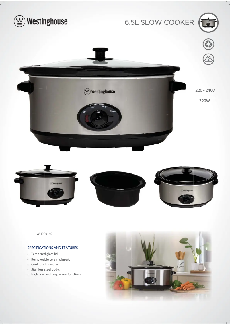 Image de la première page du manuel de l'appareil WHSC01SS