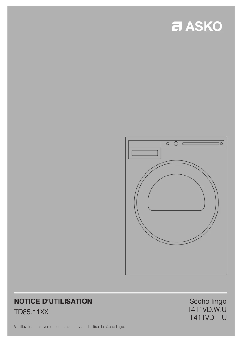 Image de la première page du manuel de l'appareil T411VDT