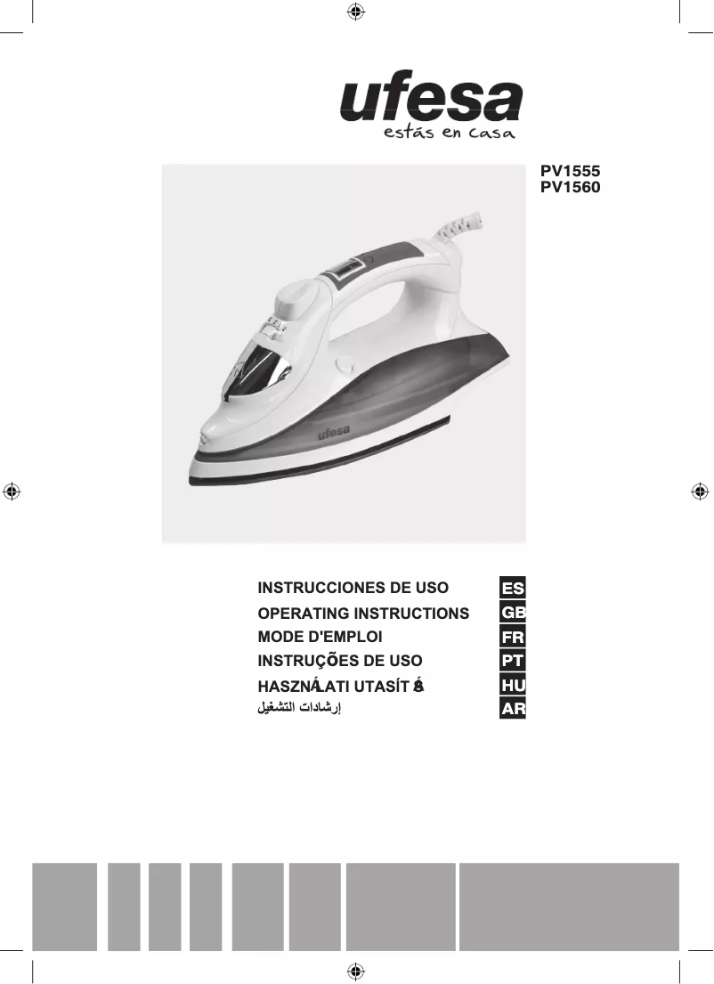 Página 1 del manual Manual de usuario Ufesa PV1555