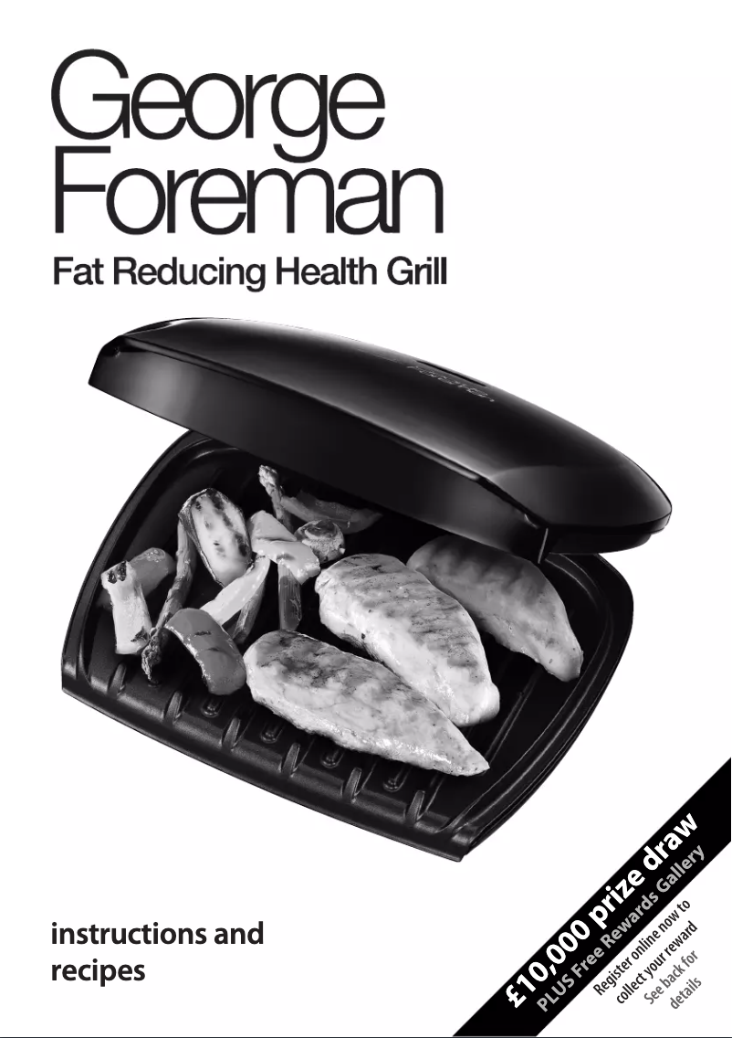 Page 1 de la notice Manuel utilisateur George Foreman 18870