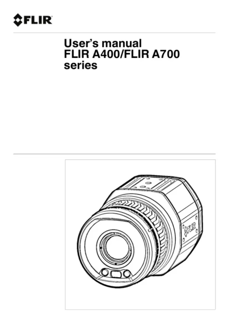 Page n°1 - Manuel utilisateur FLIR A700