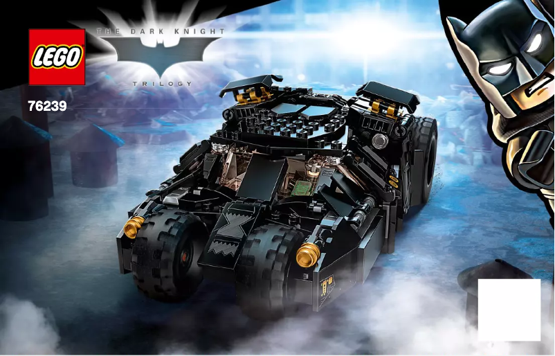 Página 1 del manual Manual de usuario Lego Batmobile Tumbler 6239