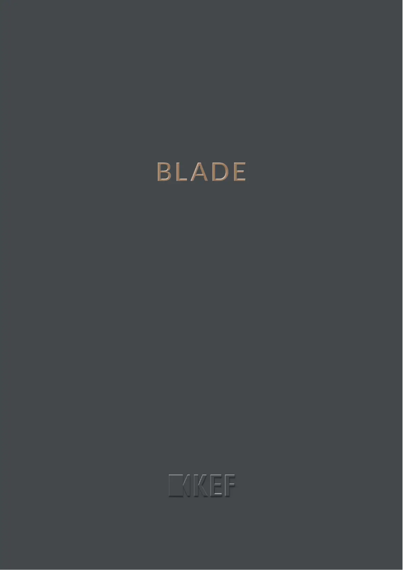 Image de la première page du manuel de l'appareil Blade Two Meta