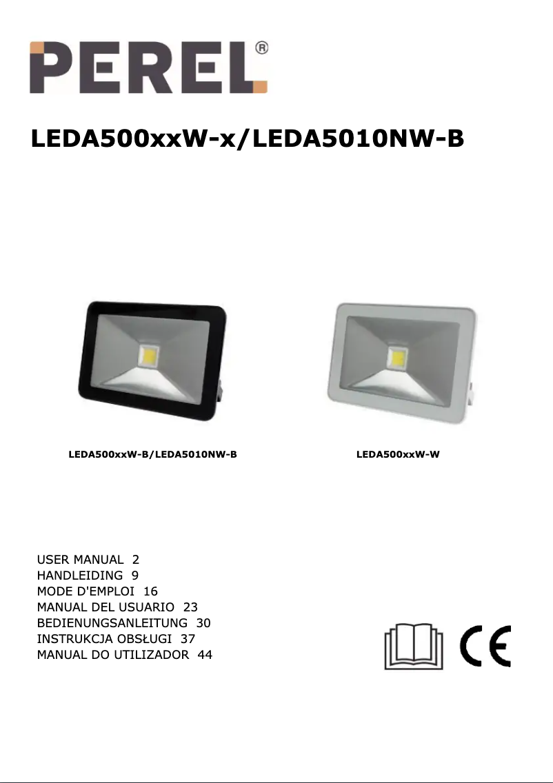 Image de la première page du manuel de l'appareil LEDA5002WW-B