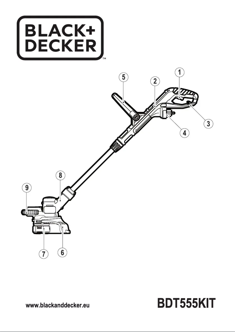 Page 1 of the manual User Manual Black & Decker BDT555KIT