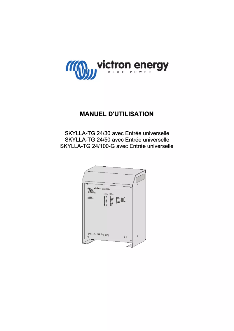 Image de la première page du manuel de l'appareil Skylla-TG GMDSS