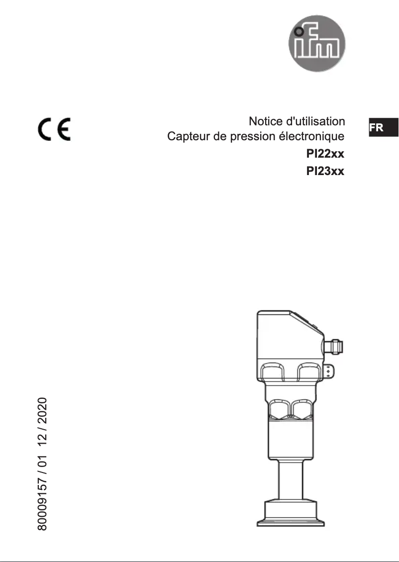 Page n°1 - Manuel utilisateur IFM PI2309
