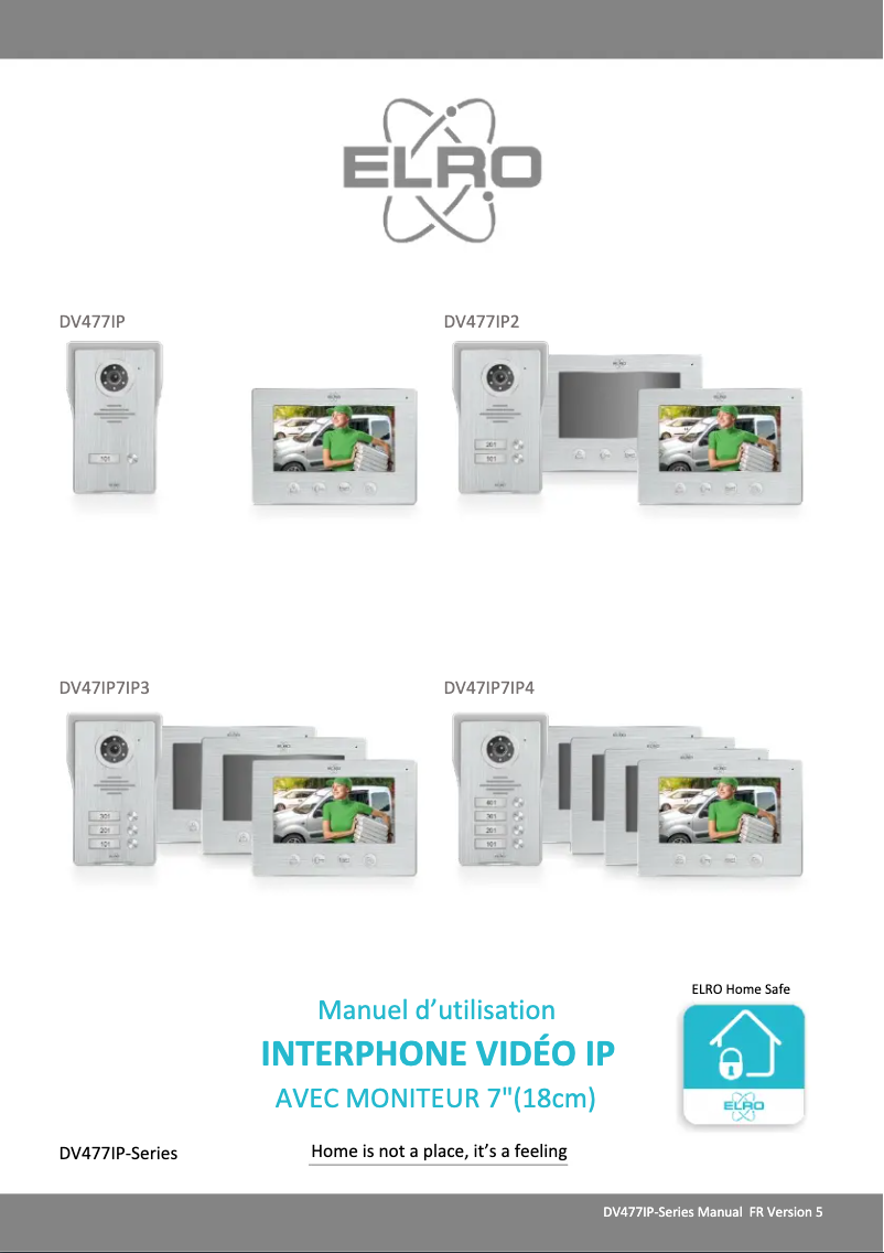 Page n°1 - Manuel utilisateur Elro DV477IP4